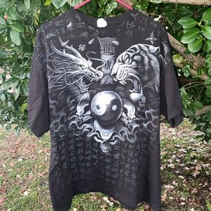 Dragon/Tiger Skull Tee